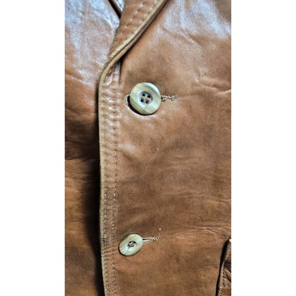 Vtg 1970s Remy Leather Fashions Jacket - Picture 6 of 11